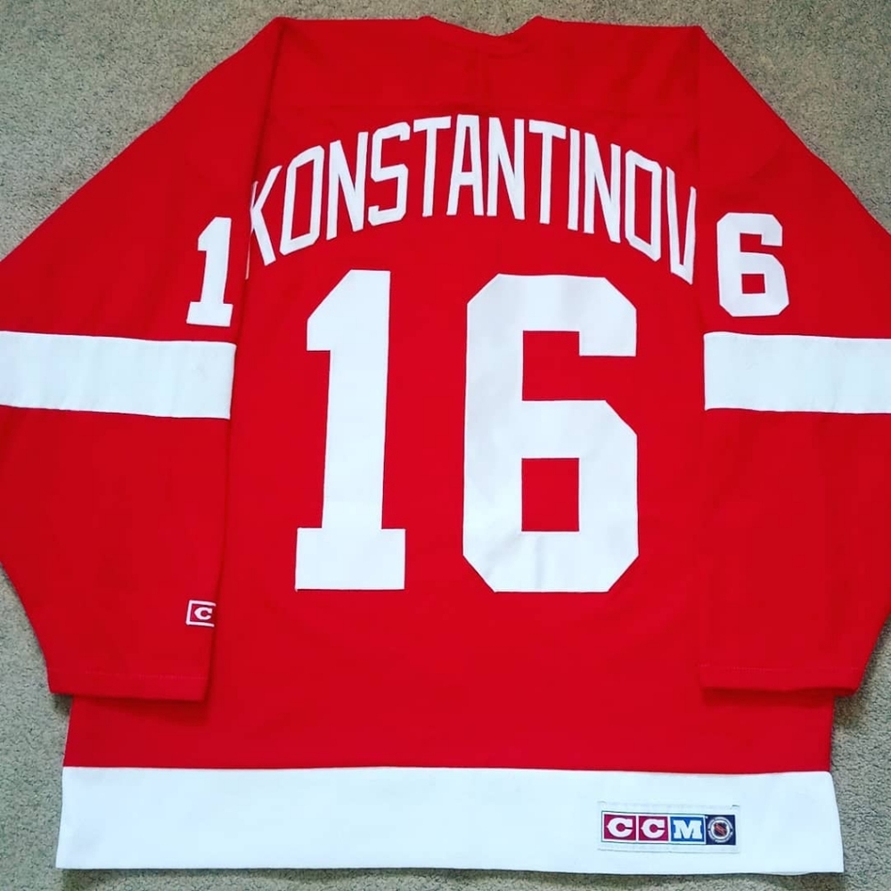 CCM Konstantinov Detroit Red Wings Hockey Jersey - Picture 2 of 6